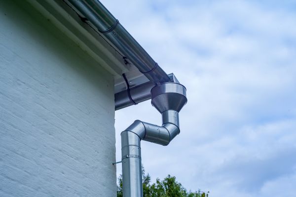 Metal Downspout Replacement in Sidney