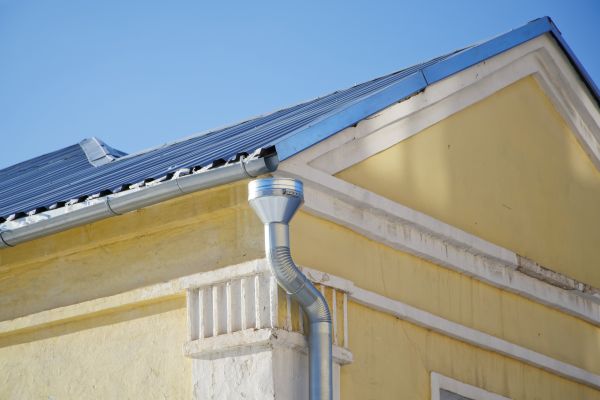 Steel Downspout Installation in Sidney
